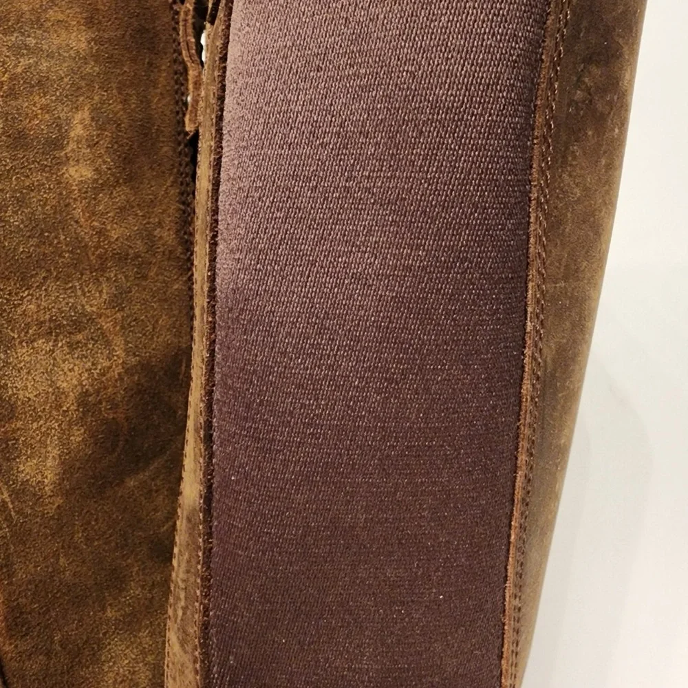 Teva Ellery Tall Waterproof Women’s Brown Leather Boots Size 6